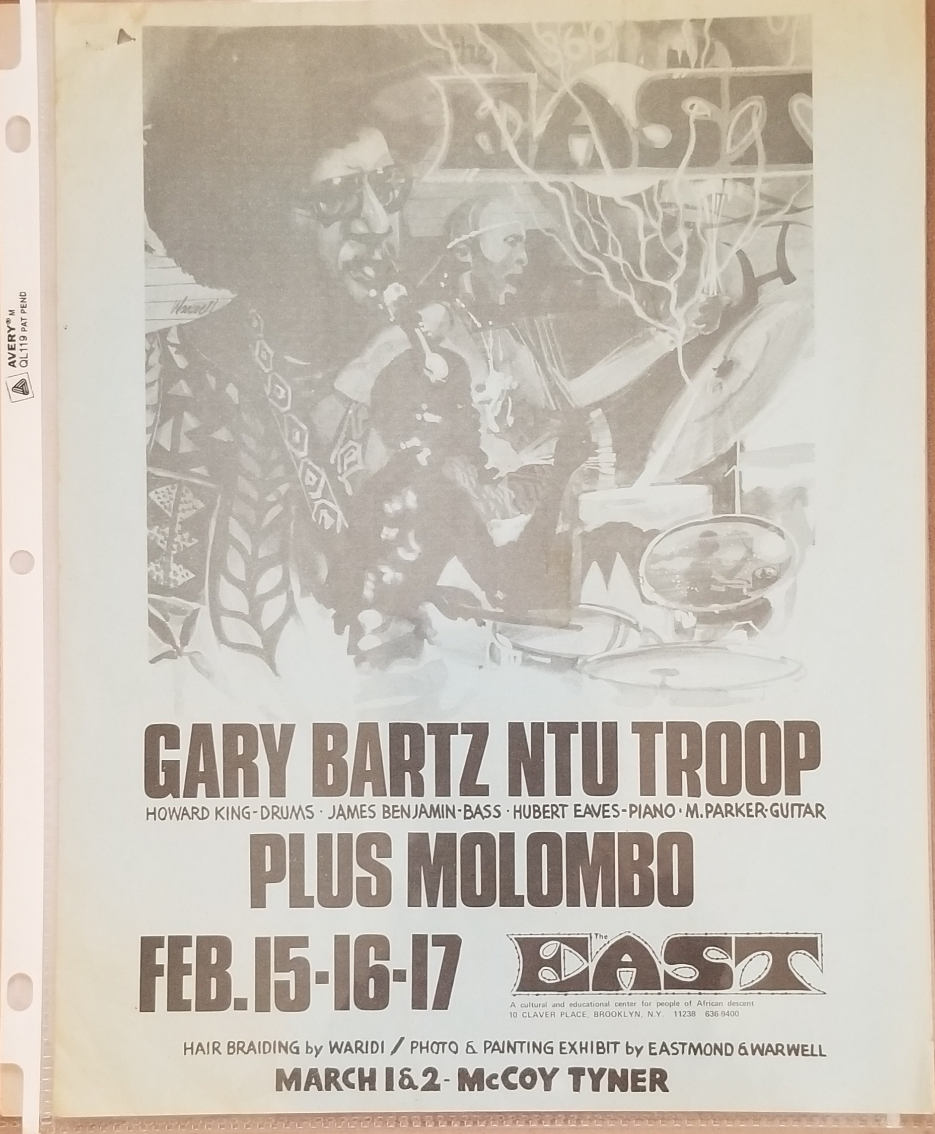 Gary Bartz and Ntu Troop at The East