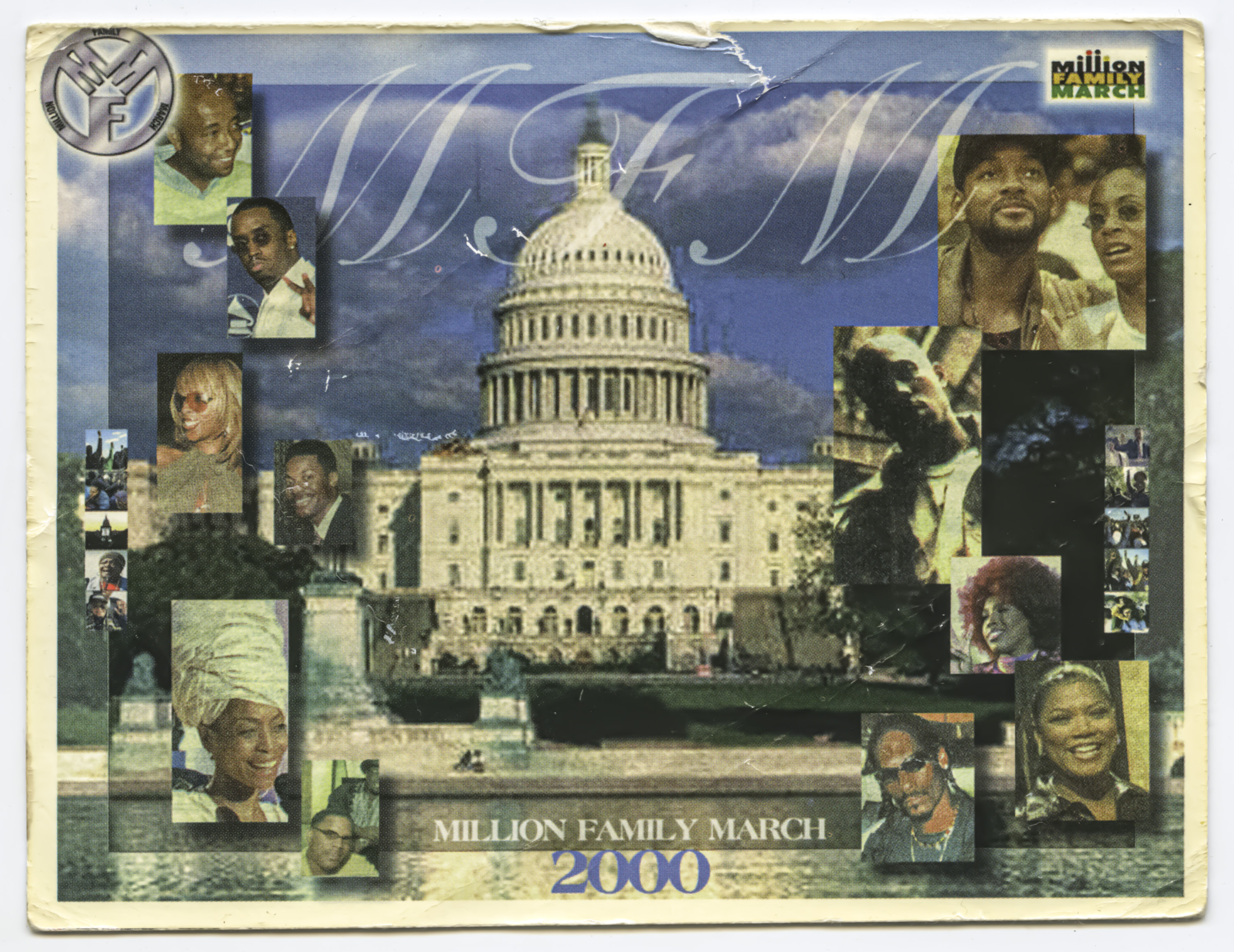 Million Family March Postcard