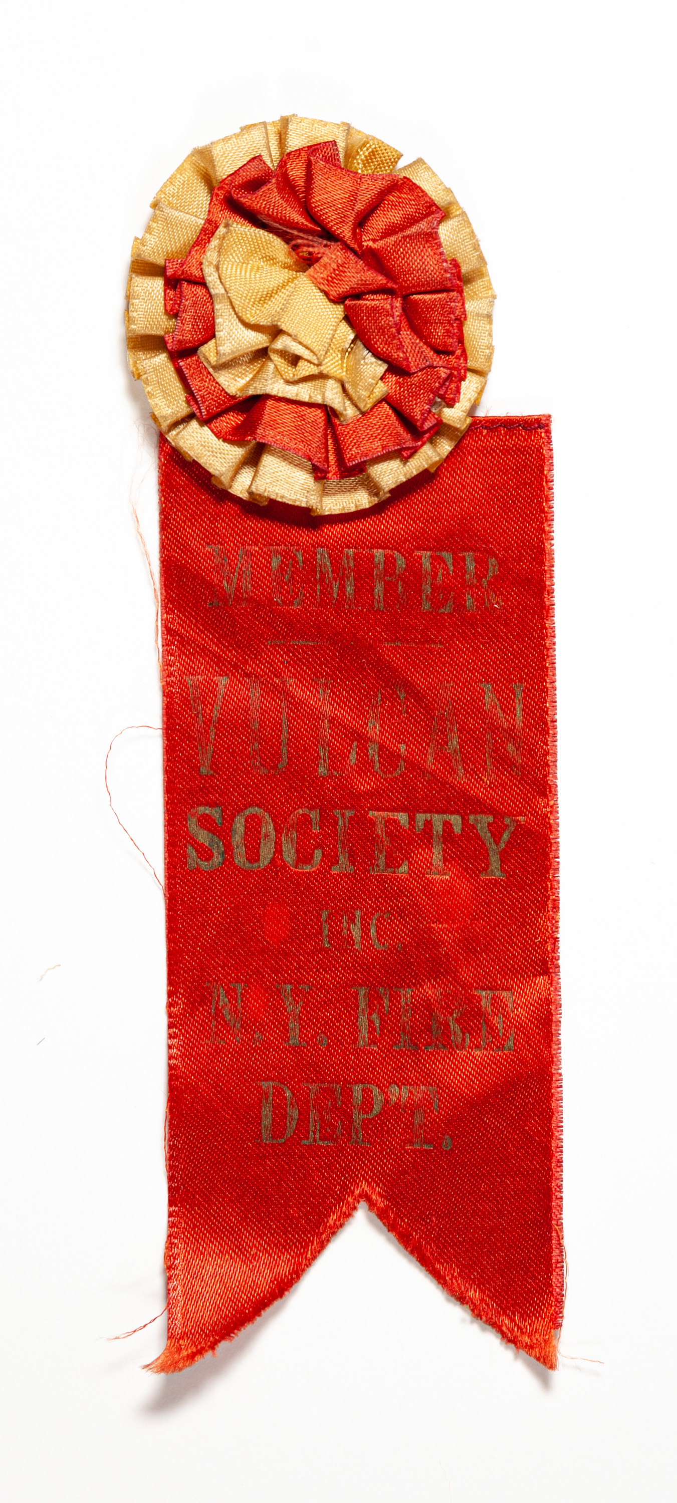 Vulcan Society membership badge.