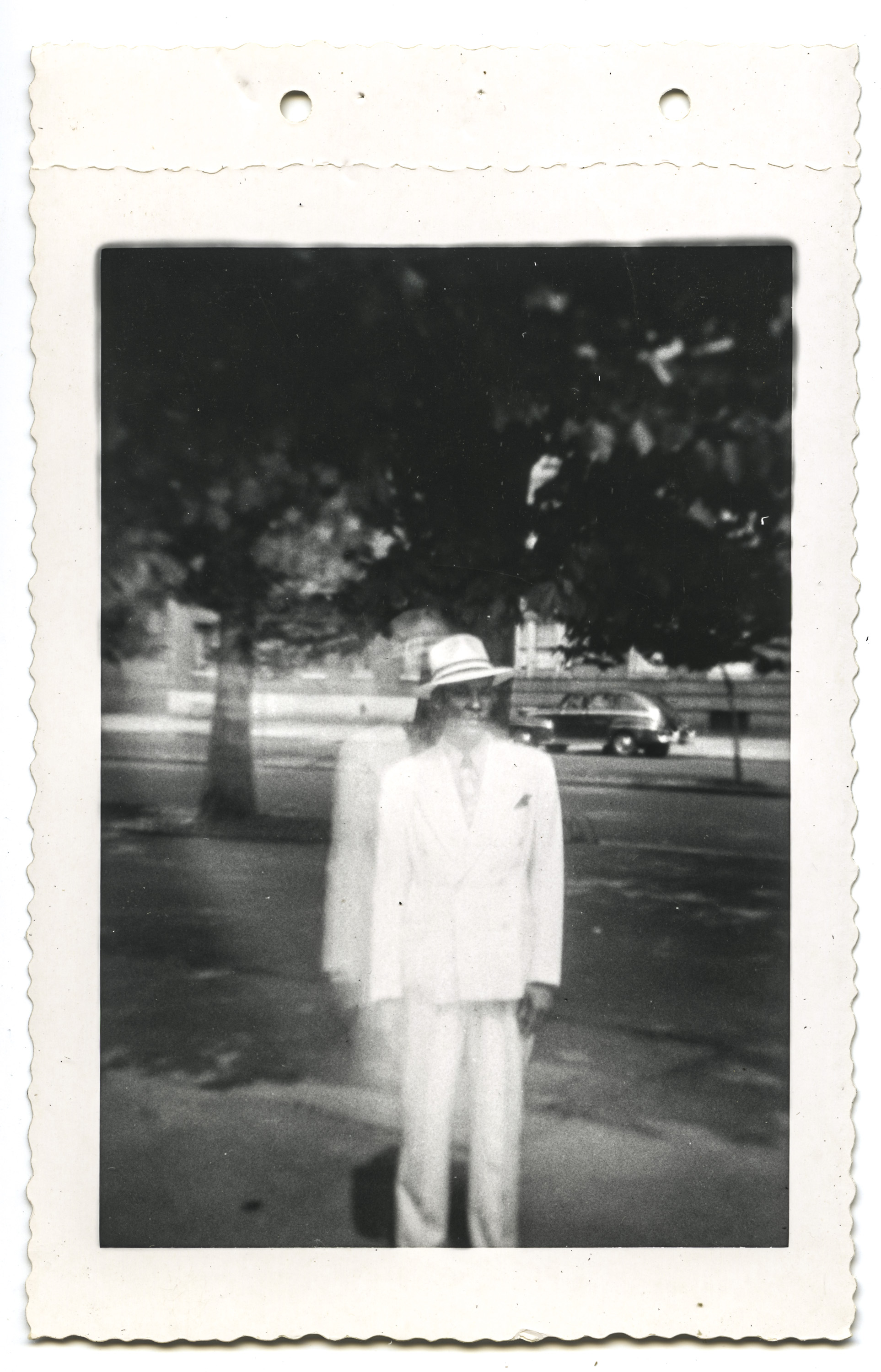 Edgar 'Fred' Inniss in New York, most likely Harlem, in the 1940s.