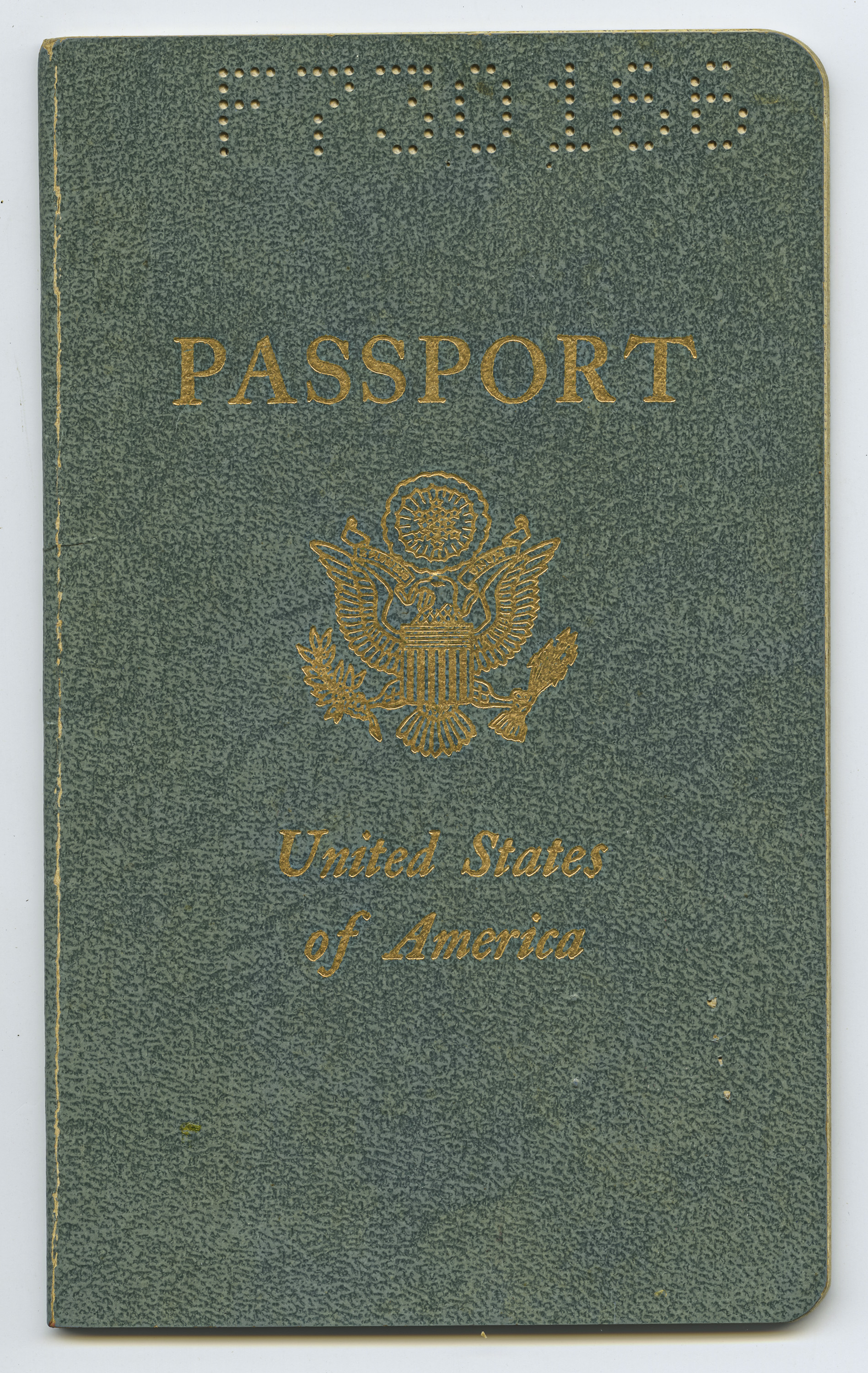 1960s US Passport Cover.