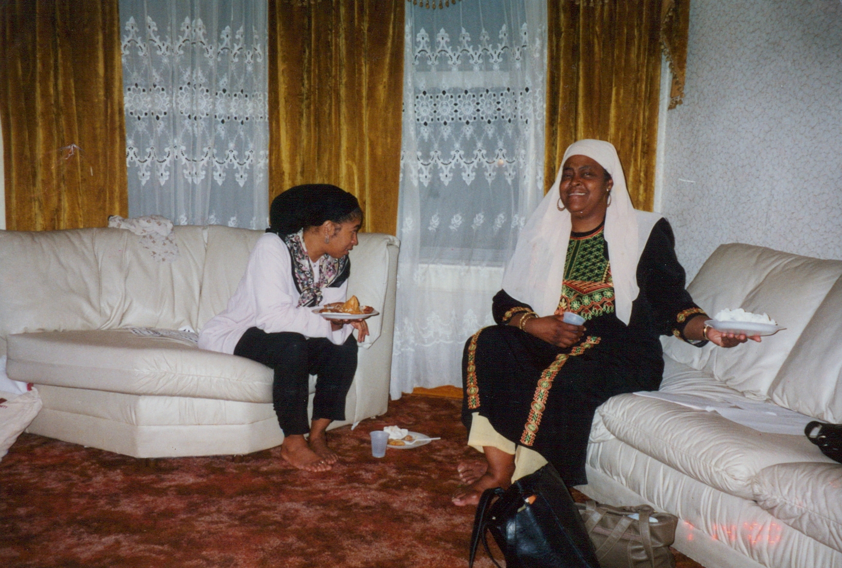 Umi and Sister Khayriyyah at an MWHN meeting.