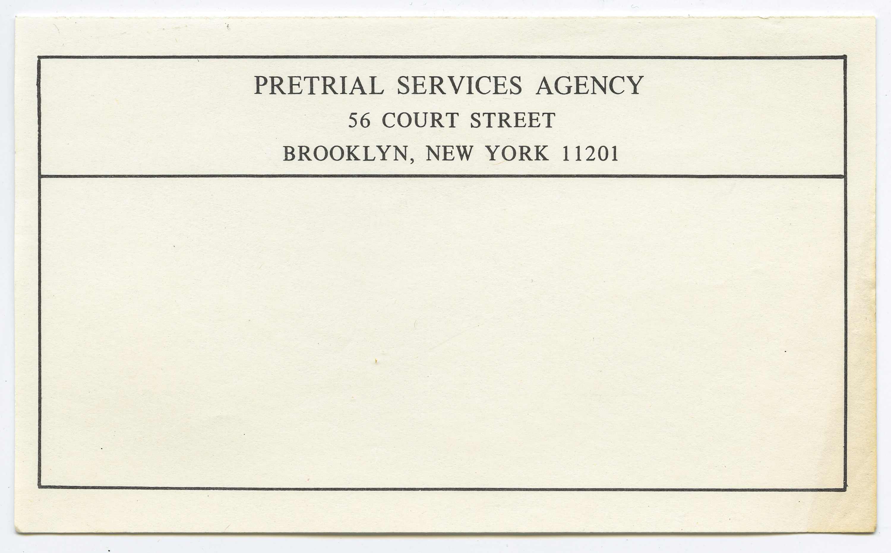 Pretrial Services