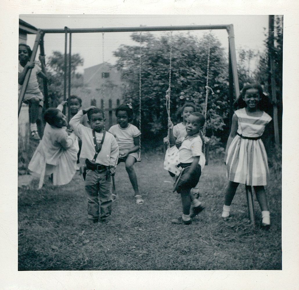 Backyard swings and games in Jamaica