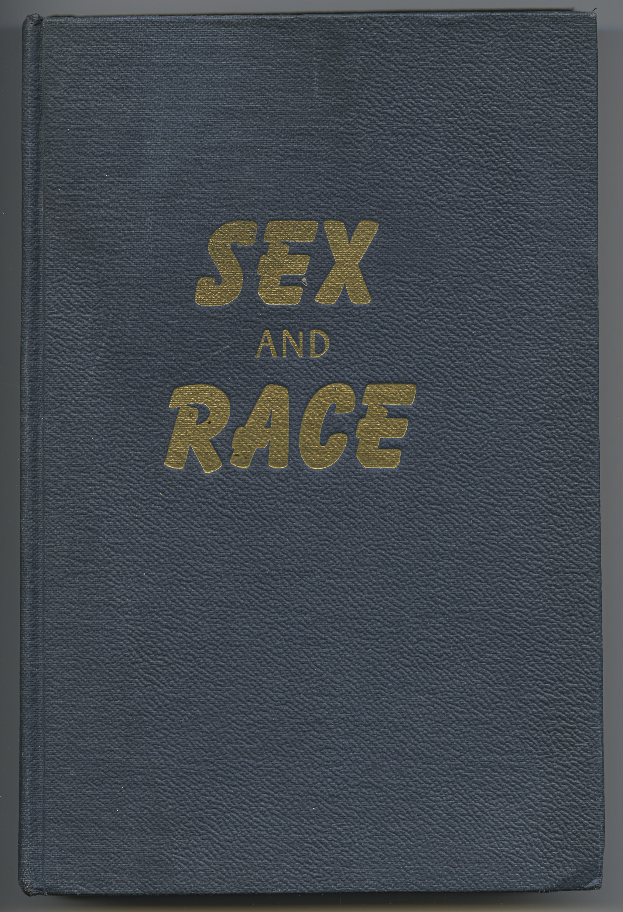 Sex and Race Vol. III (1944, 5th edition)